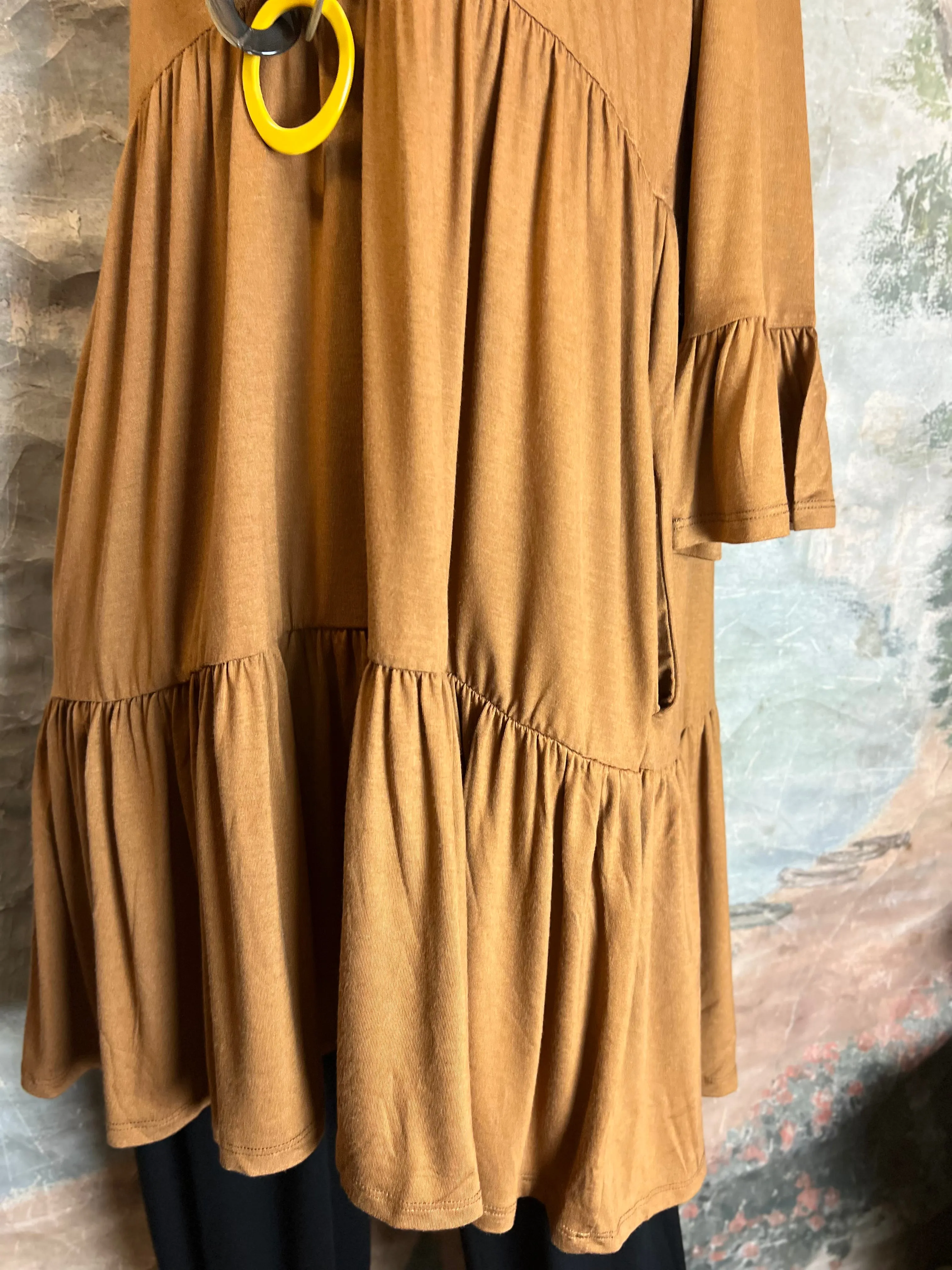 1329 Devon Dress-Camel