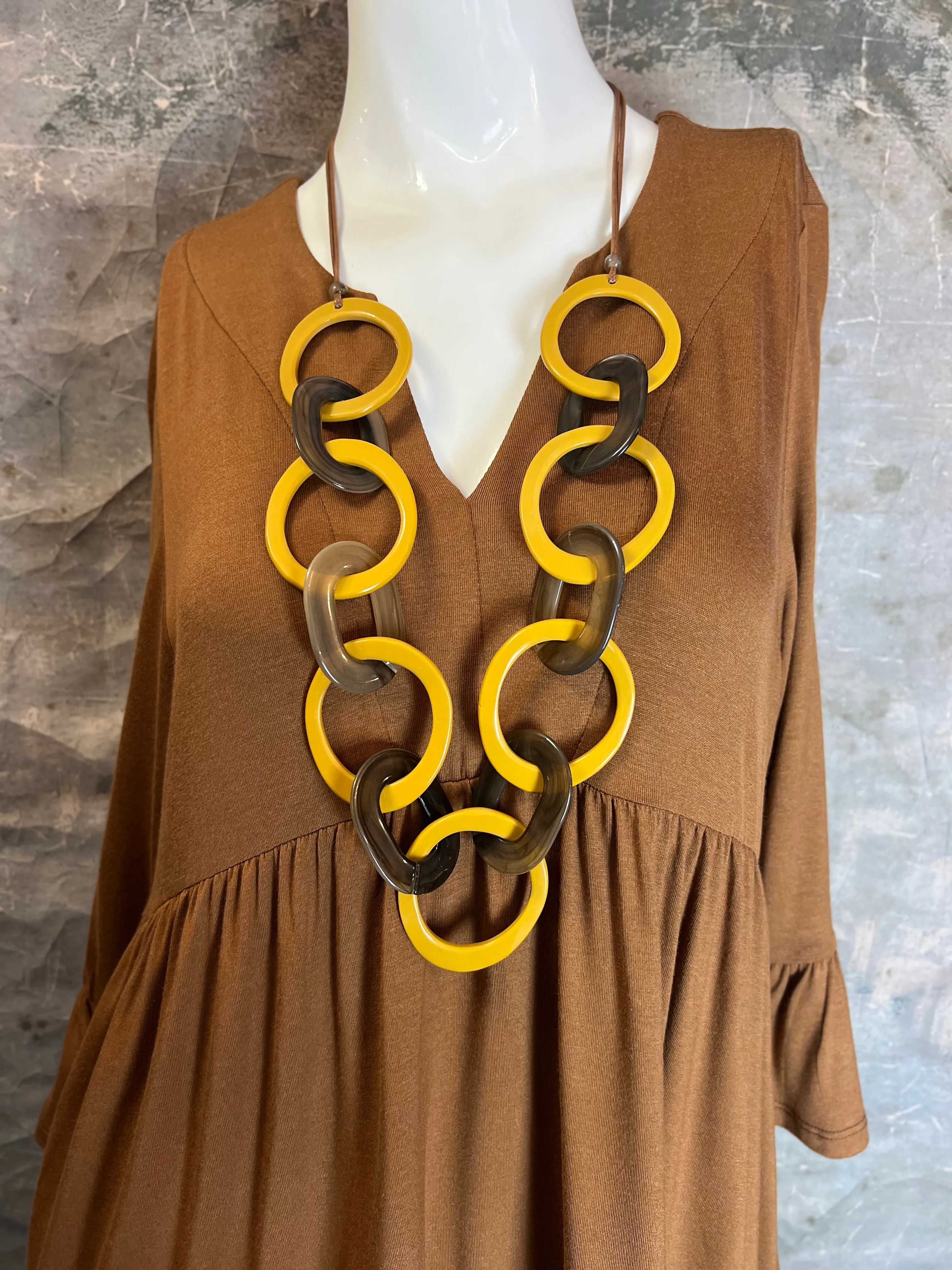 1329 Devon Dress-Camel