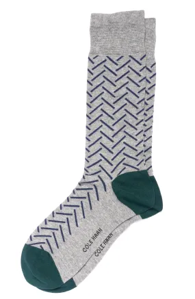 1Pk Exploded Herringbone Dress Crew