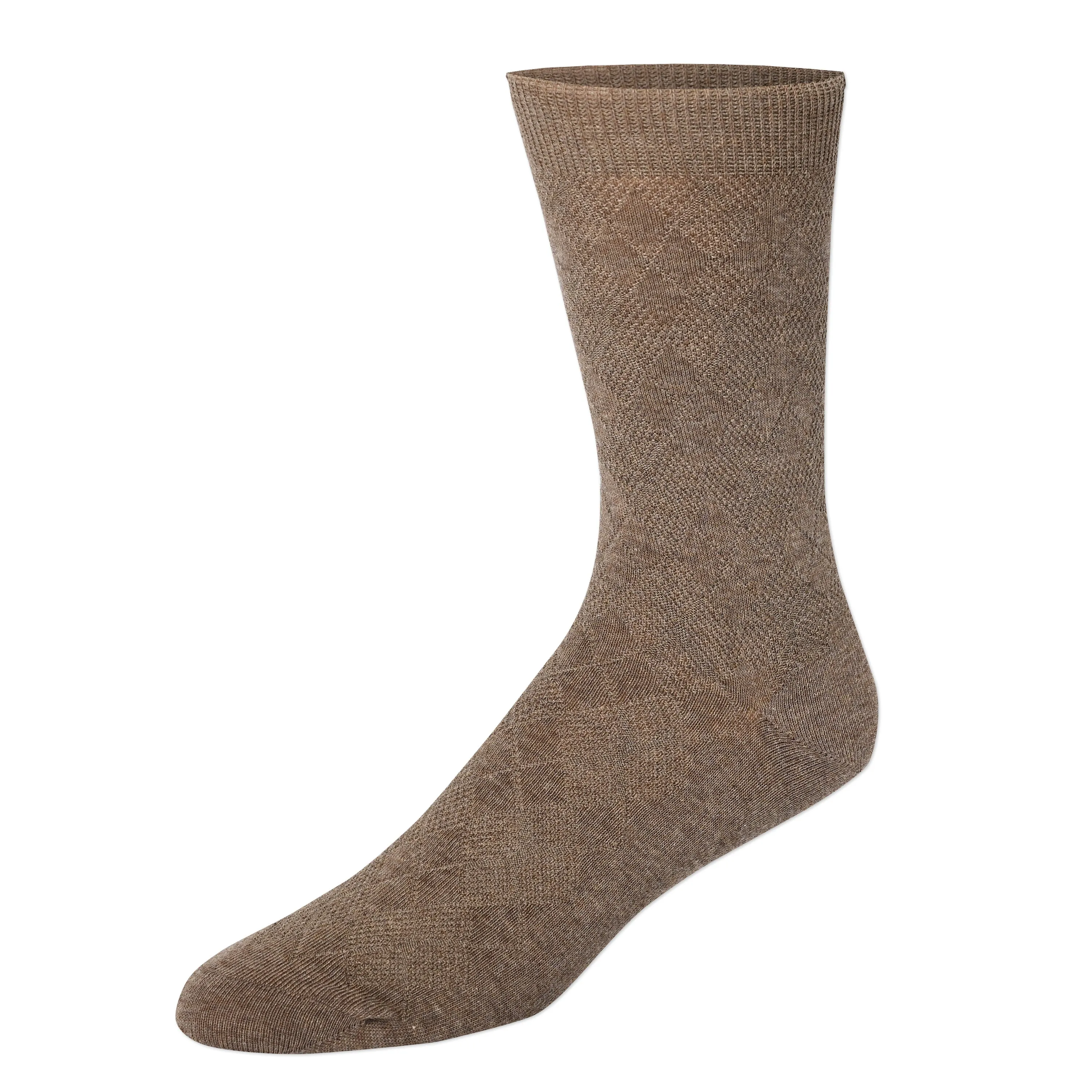 1Pk Textured Argyle Dress Crew