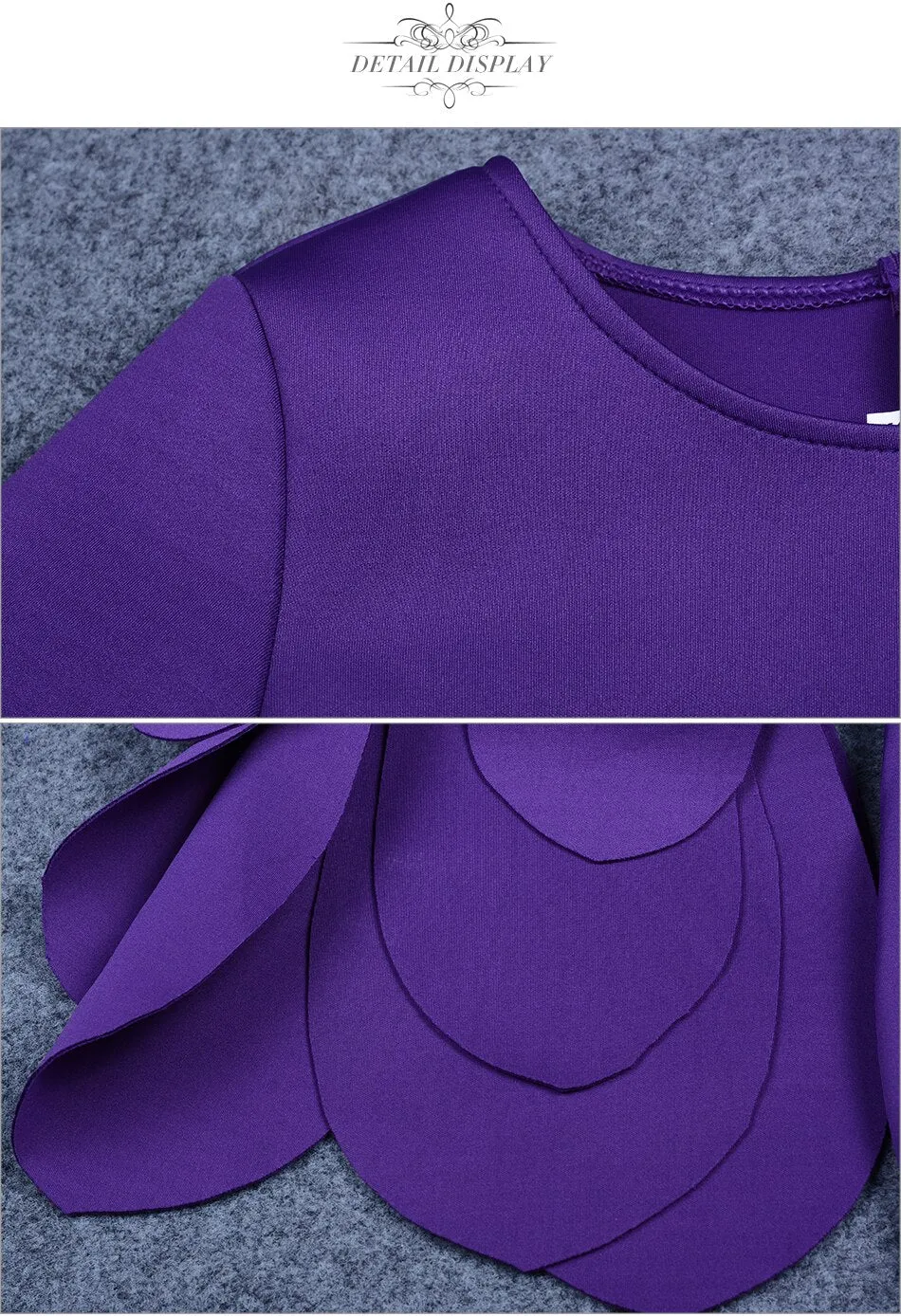 ADYCE Vestidos Long Petal Sleeve Mini Elegant Runway Party Dress - Y2252
