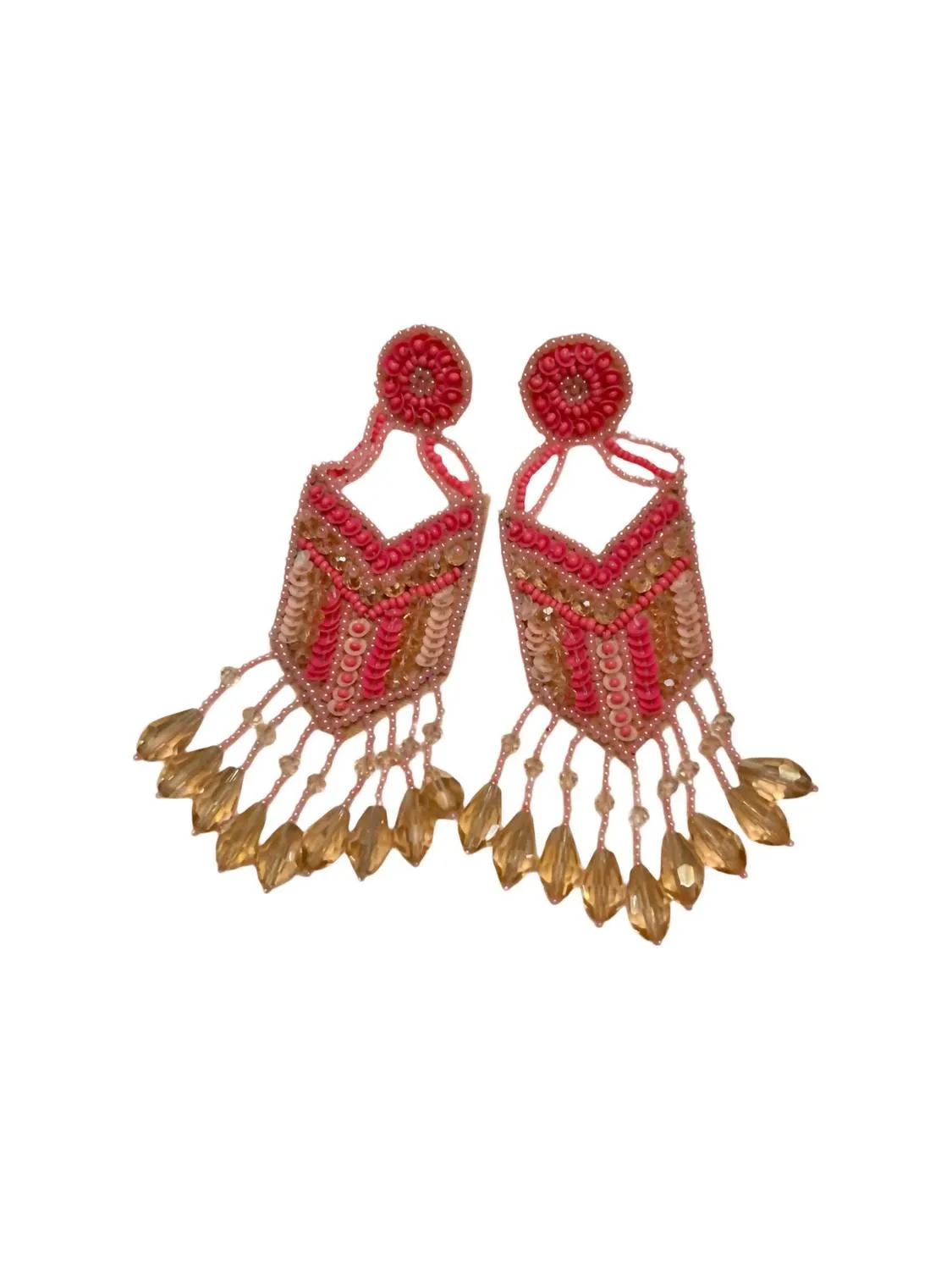 America & Beyond - Women's Pretty Drape Earrings