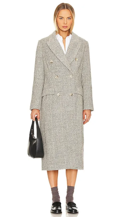 ASTR the Label Morana Coat in Grey