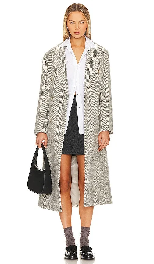 ASTR the Label Morana Coat in Grey