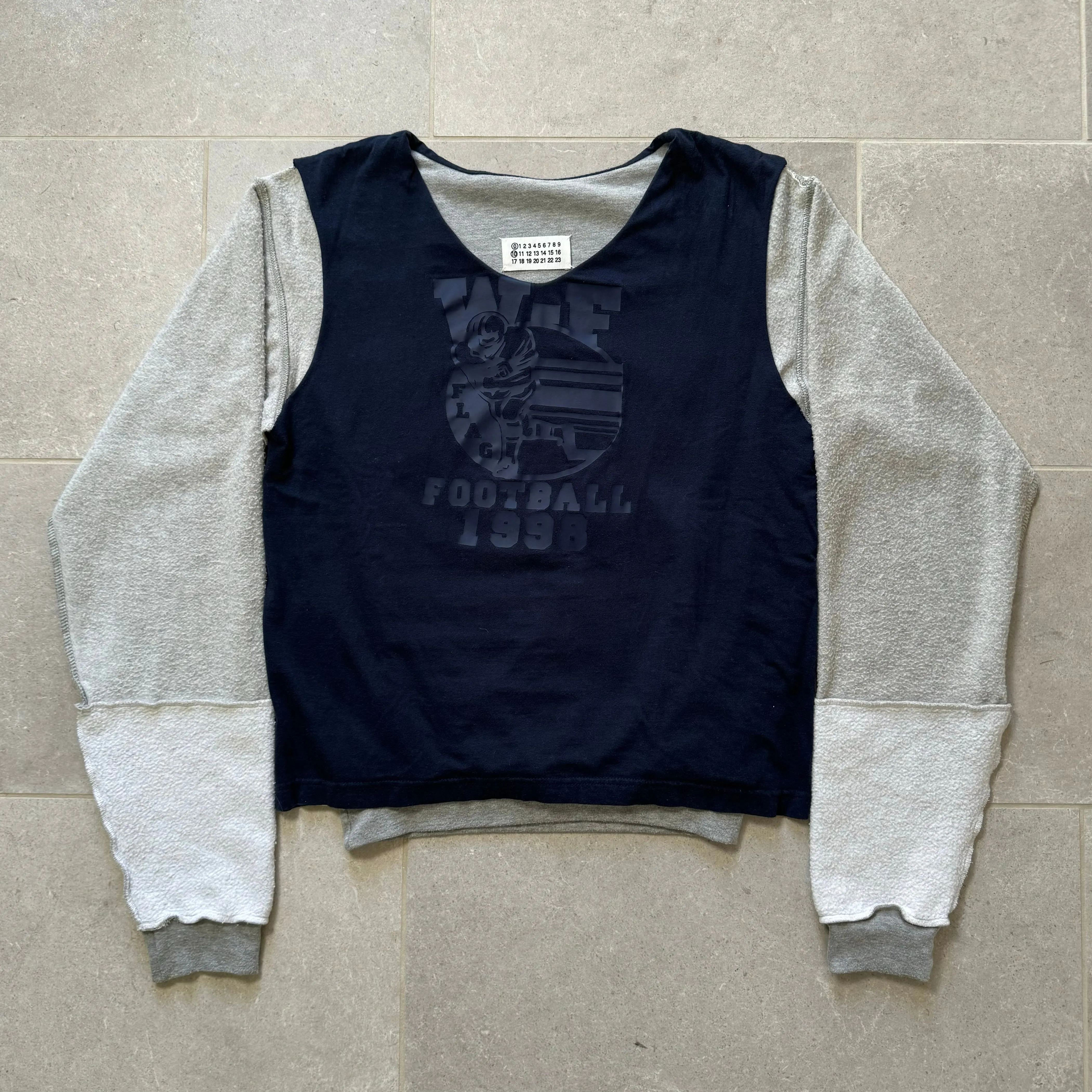 AW2005 Martin Margiela Artisanal Reversible College Sweater