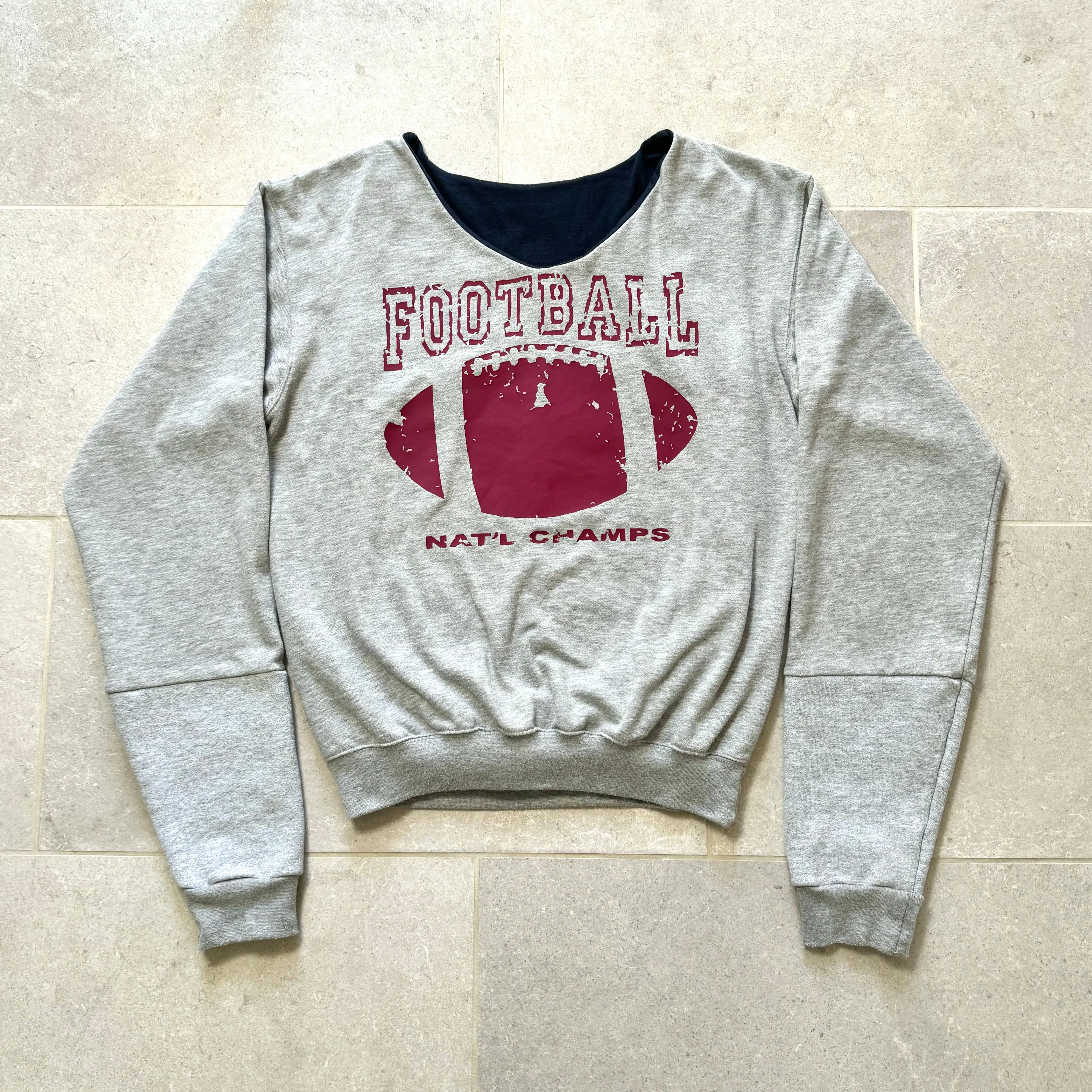 AW2005 Martin Margiela Artisanal Reversible College Sweater