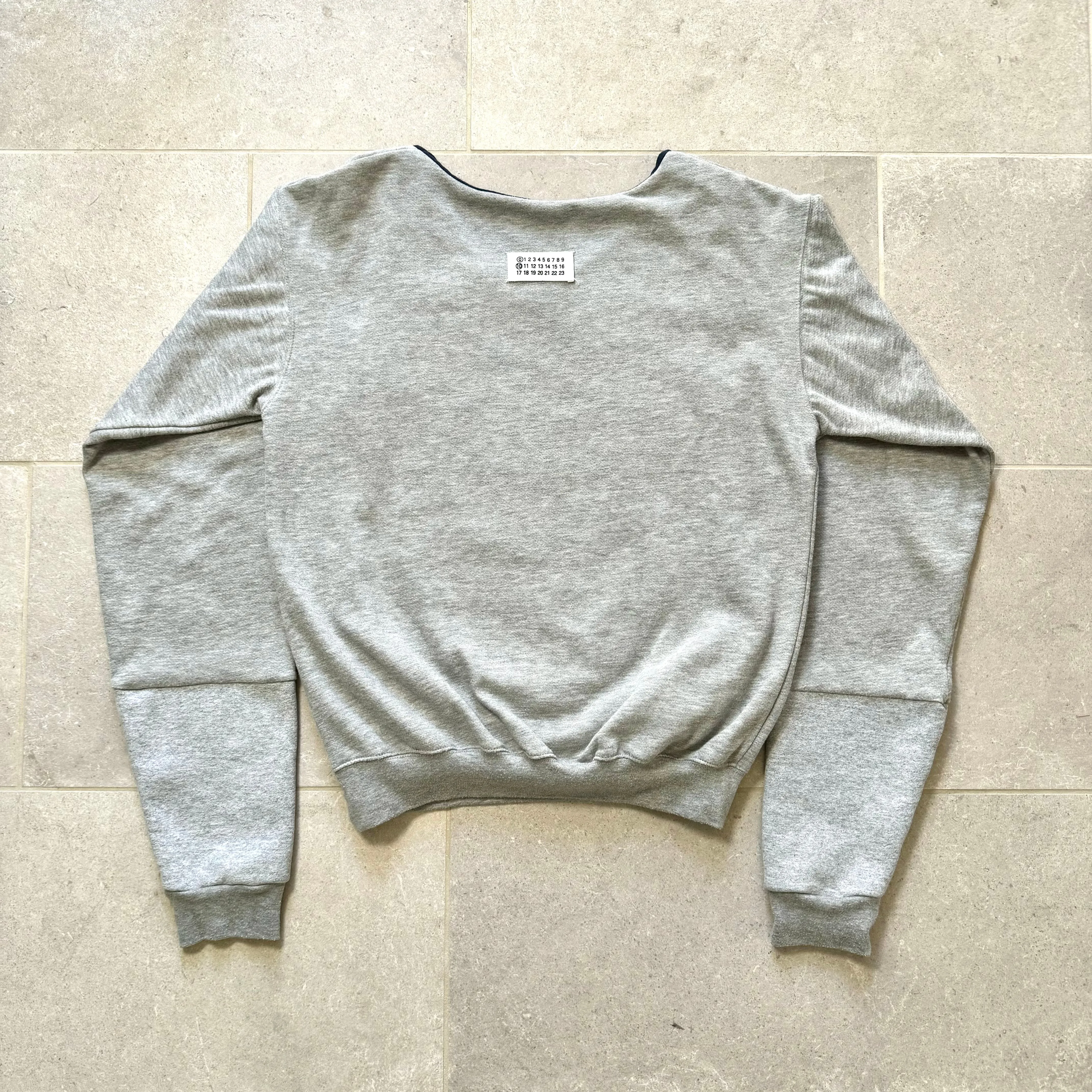 AW2005 Martin Margiela Artisanal Reversible College Sweater
