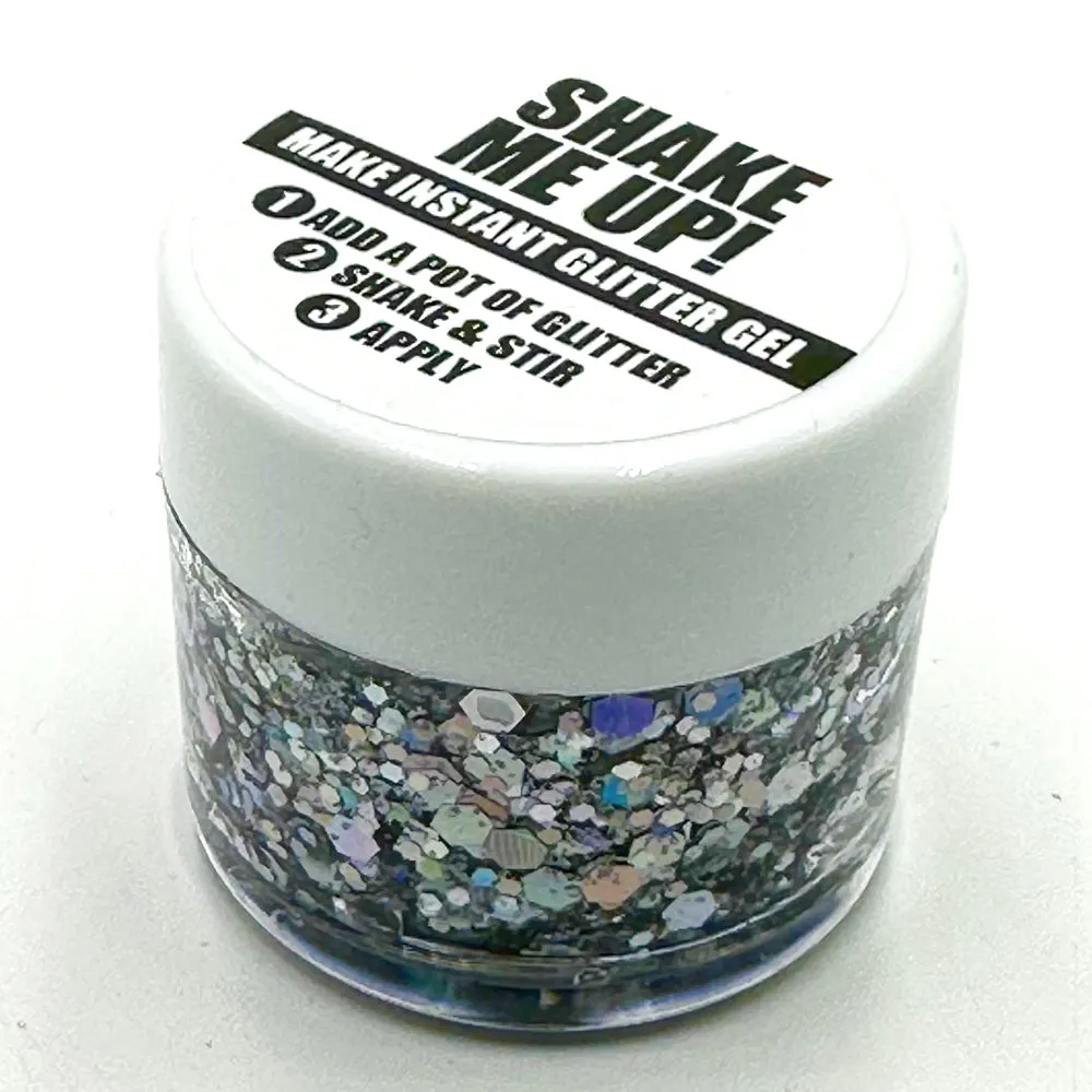Biodegradable Glitter Gel - Holographic Graphite (Chunky Mix)