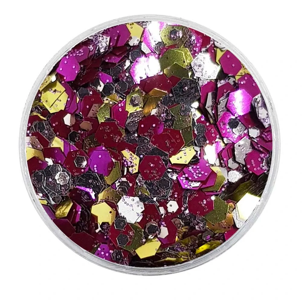 Biodegradable Metallic Mixed Glitter - Festival Glitter Mix (BioGalactic)