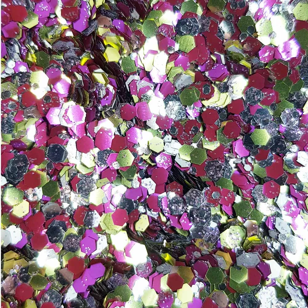 Biodegradable Metallic Mixed Glitter - Festival Glitter Mix (BioGalactic)