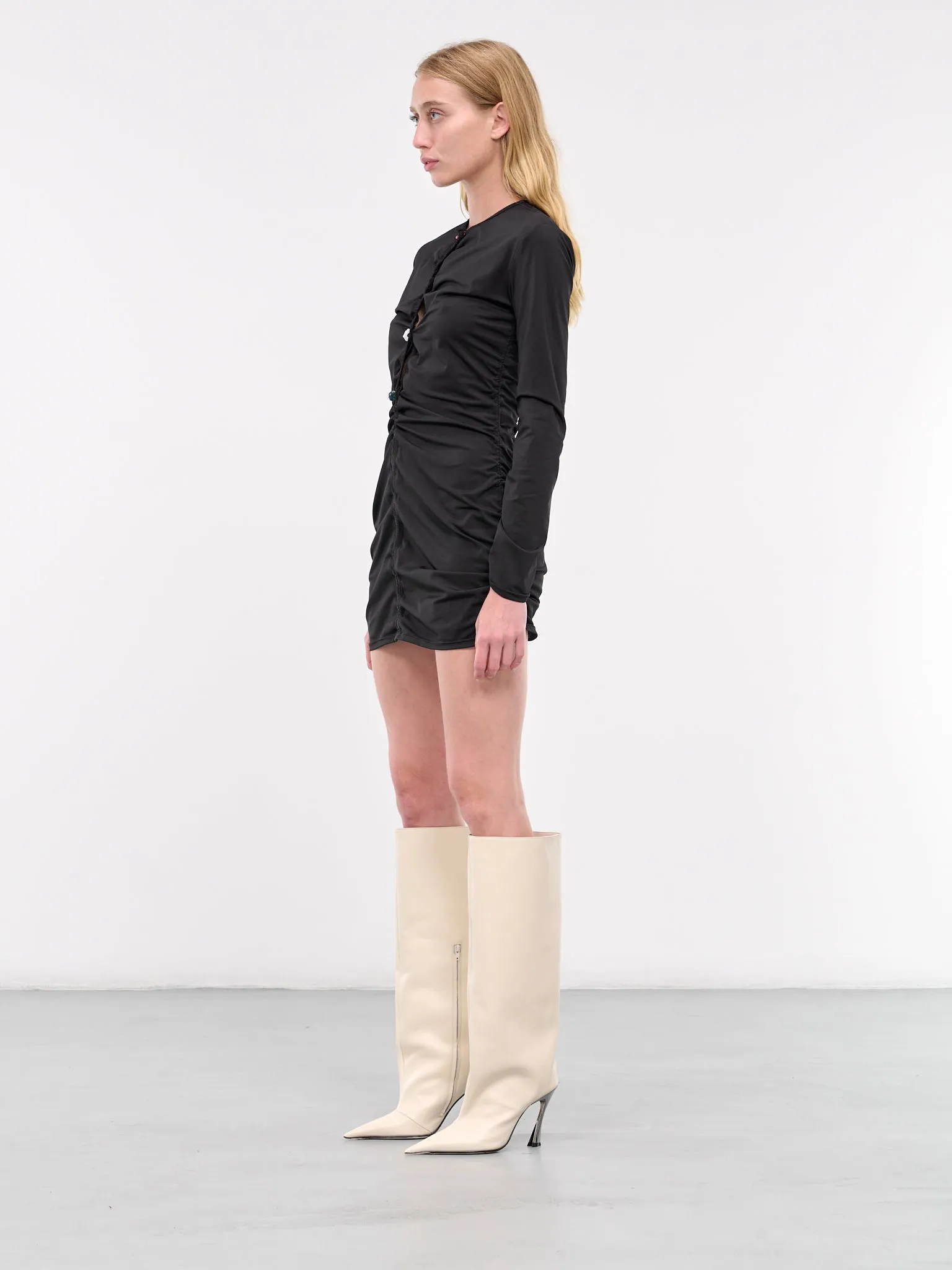 Bodycon Jersey Dress (DRE9-BLACK)