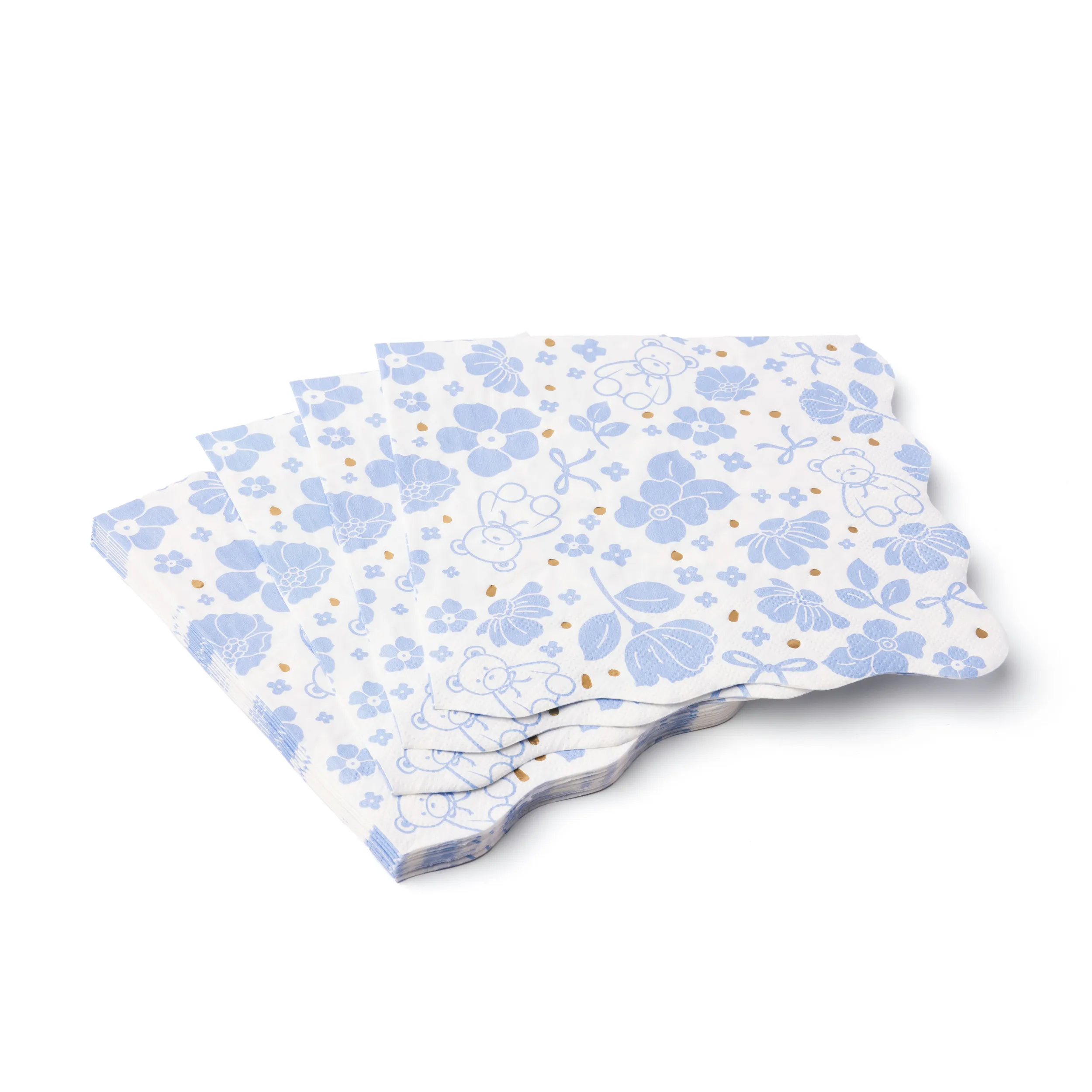 Bonjour Fête - HENRY BEAR BLUE LARGE NAPKINS