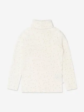 Bonpoint Girls Long Sleeve Beryl Top In Ivory