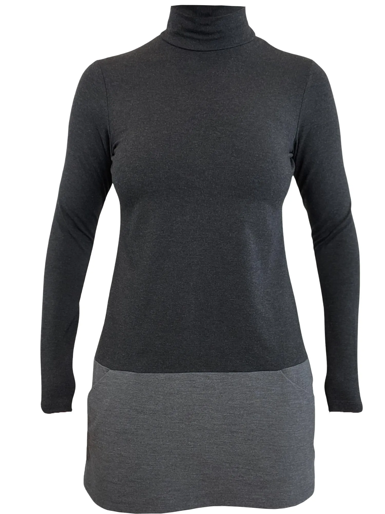 Brooklin mock neck pocket tunic - FINAL SALE