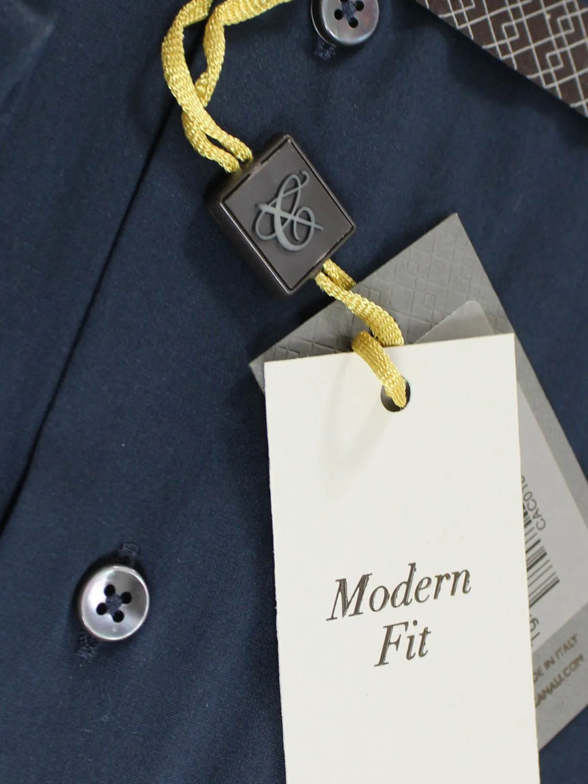 Canali Shirt Midnight Blue Stretch - Modern Fit 40 - 15 3/4