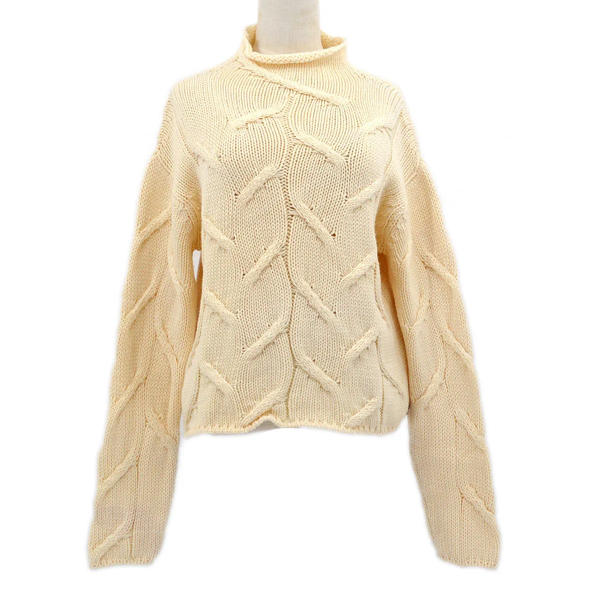 Chanel 1999 Fall fisherman's knit mock-neck jumper #38