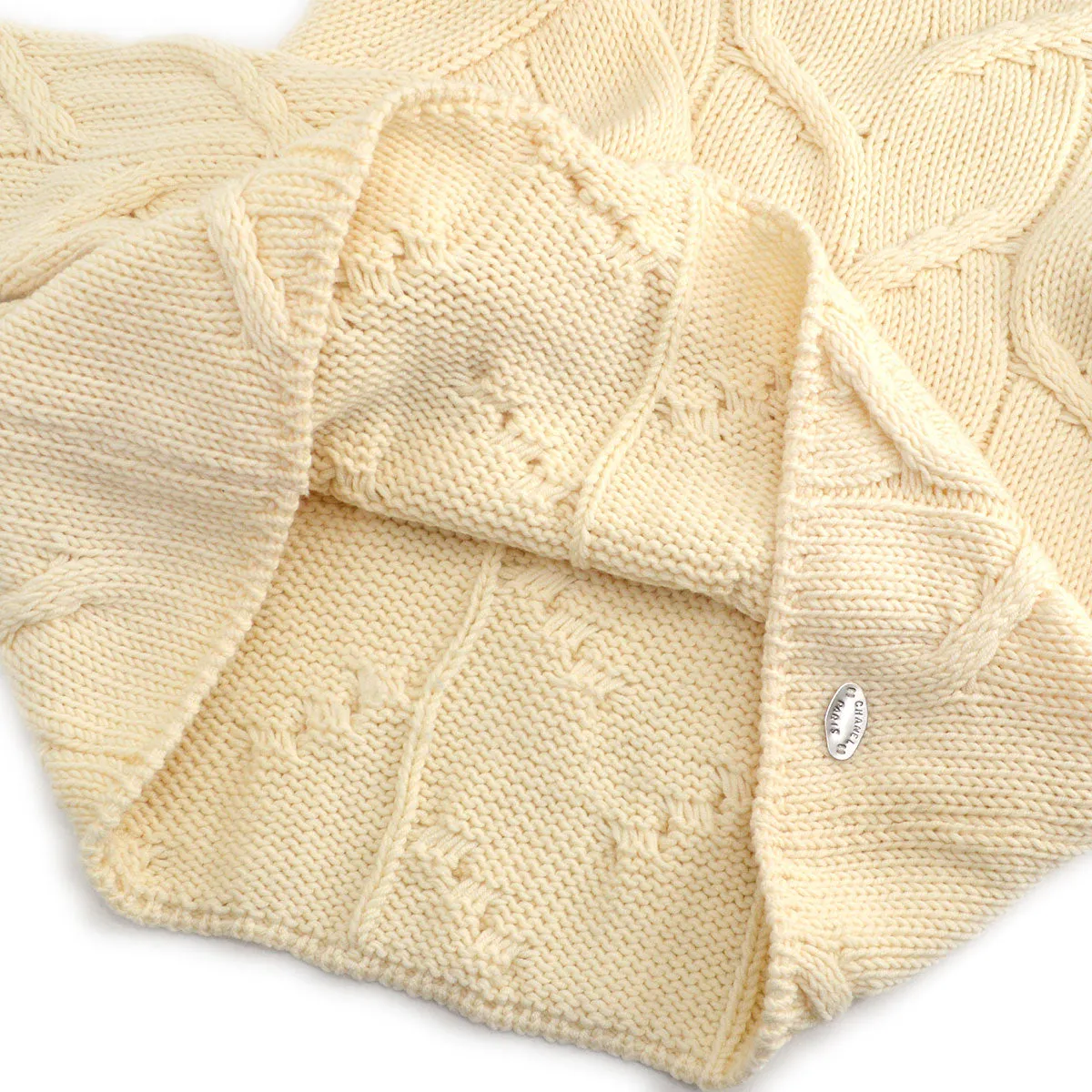 Chanel 1999 Fall fisherman's knit mock-neck jumper #38