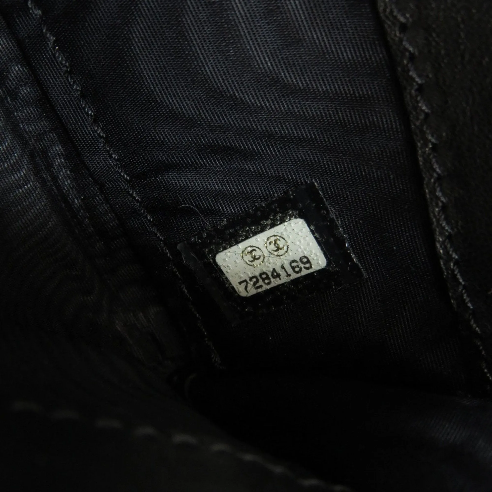 Chanel Black Calfskin Chocolate bar wallet accessories