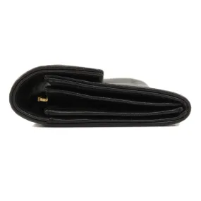 Chanel Black Calfskin Chocolate bar wallet accessories