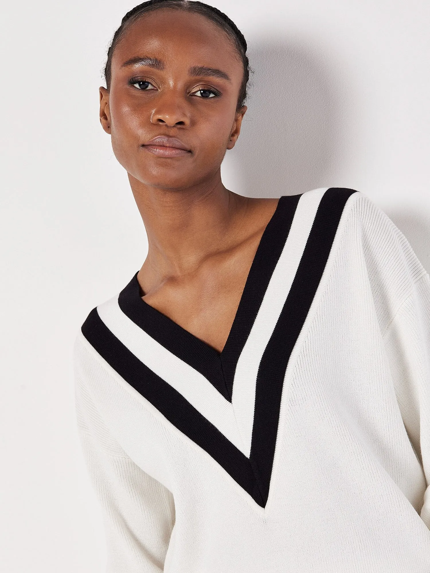 Cleo Varsity Style Sweater