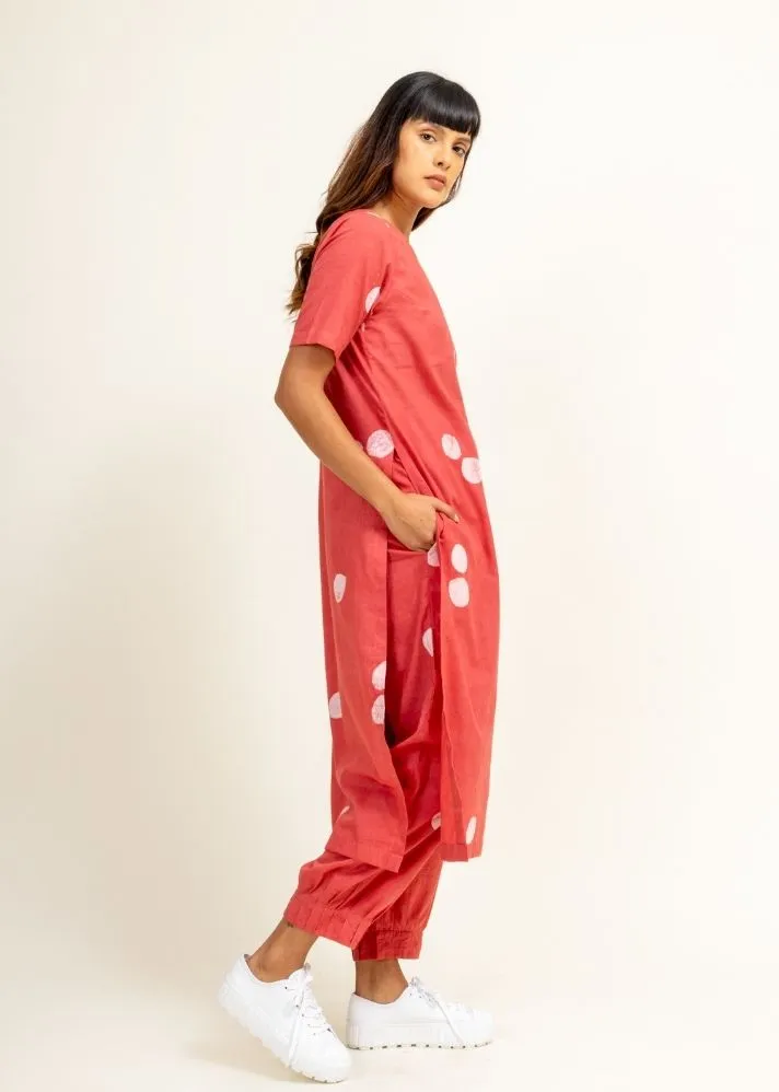 Coral Tunic Set