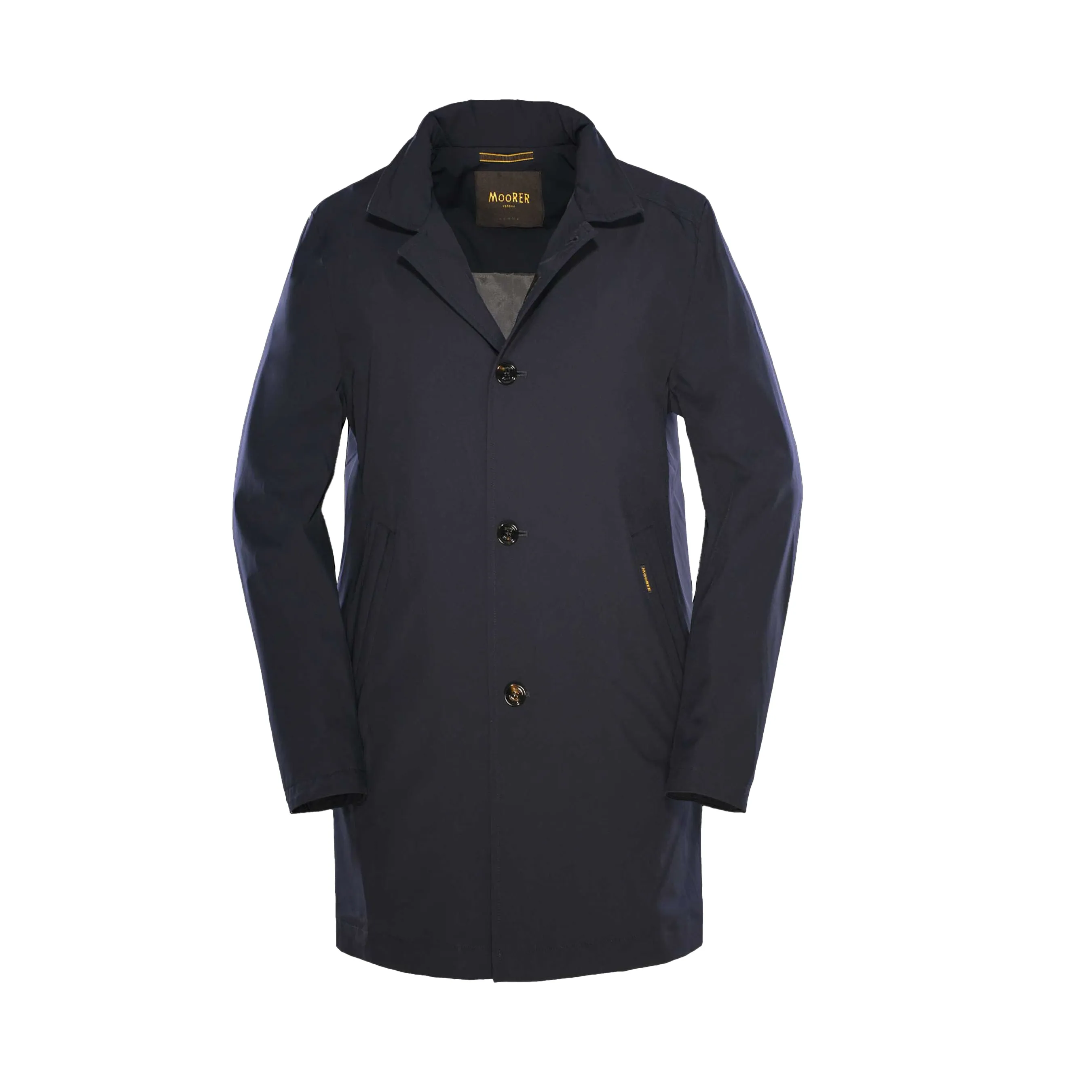 Dark Blue Hektor Water Resistant Unlined Overcoat