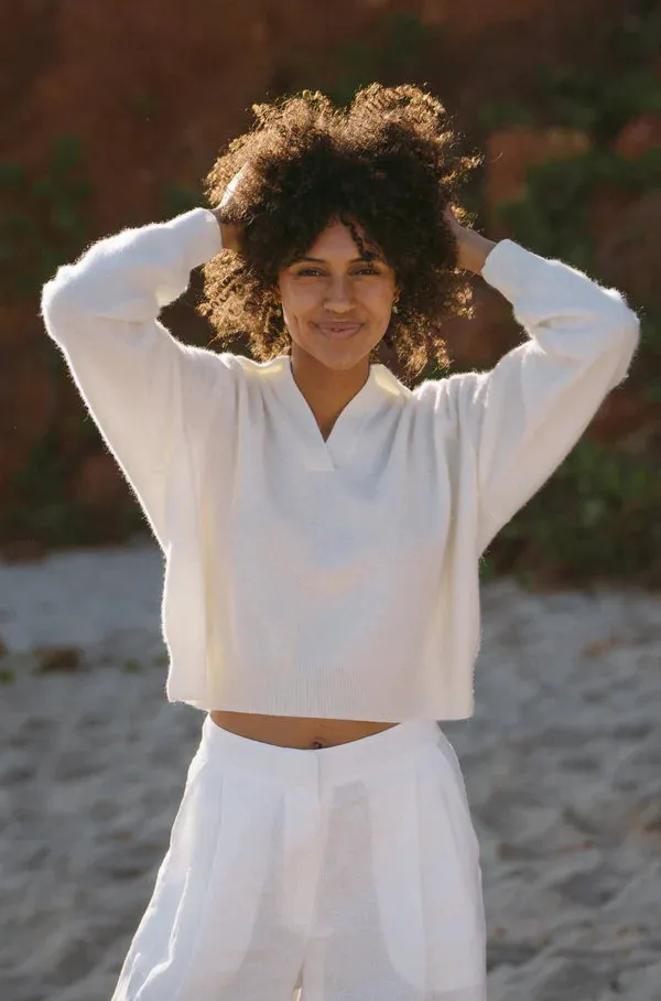 Emma Cashmere Knit Ivory