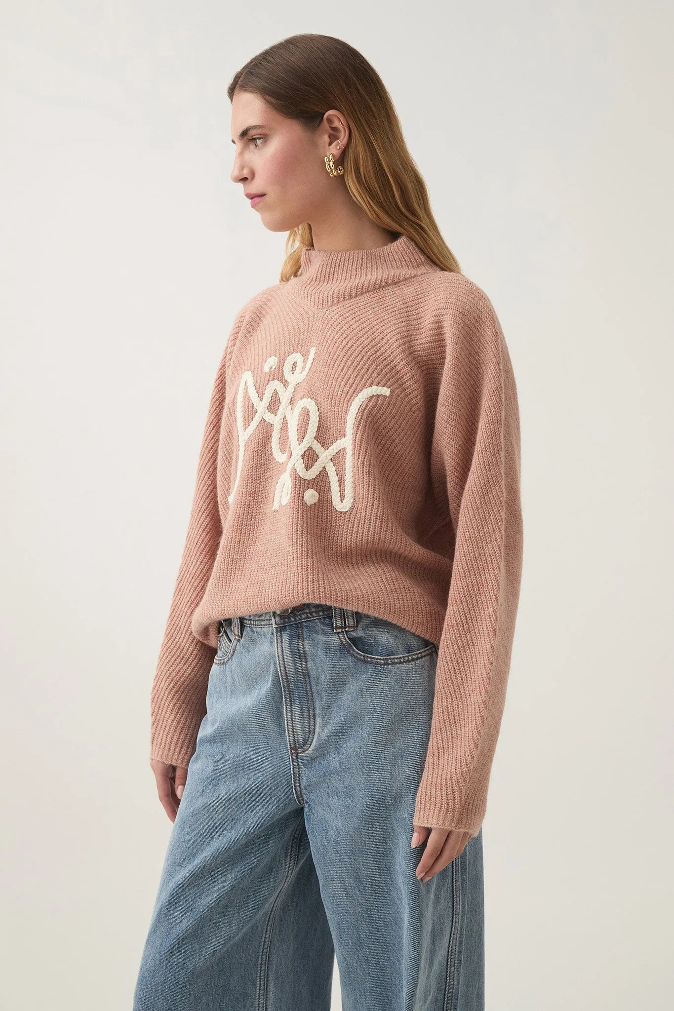 Emulate Braided Logo Knit