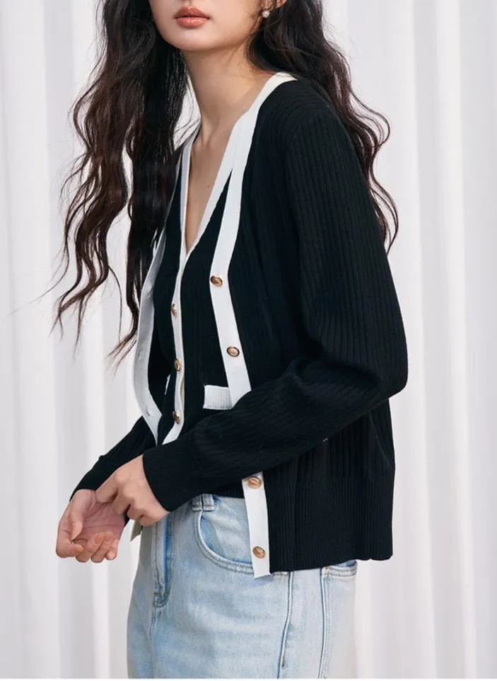 Gilet Col V - Armelle