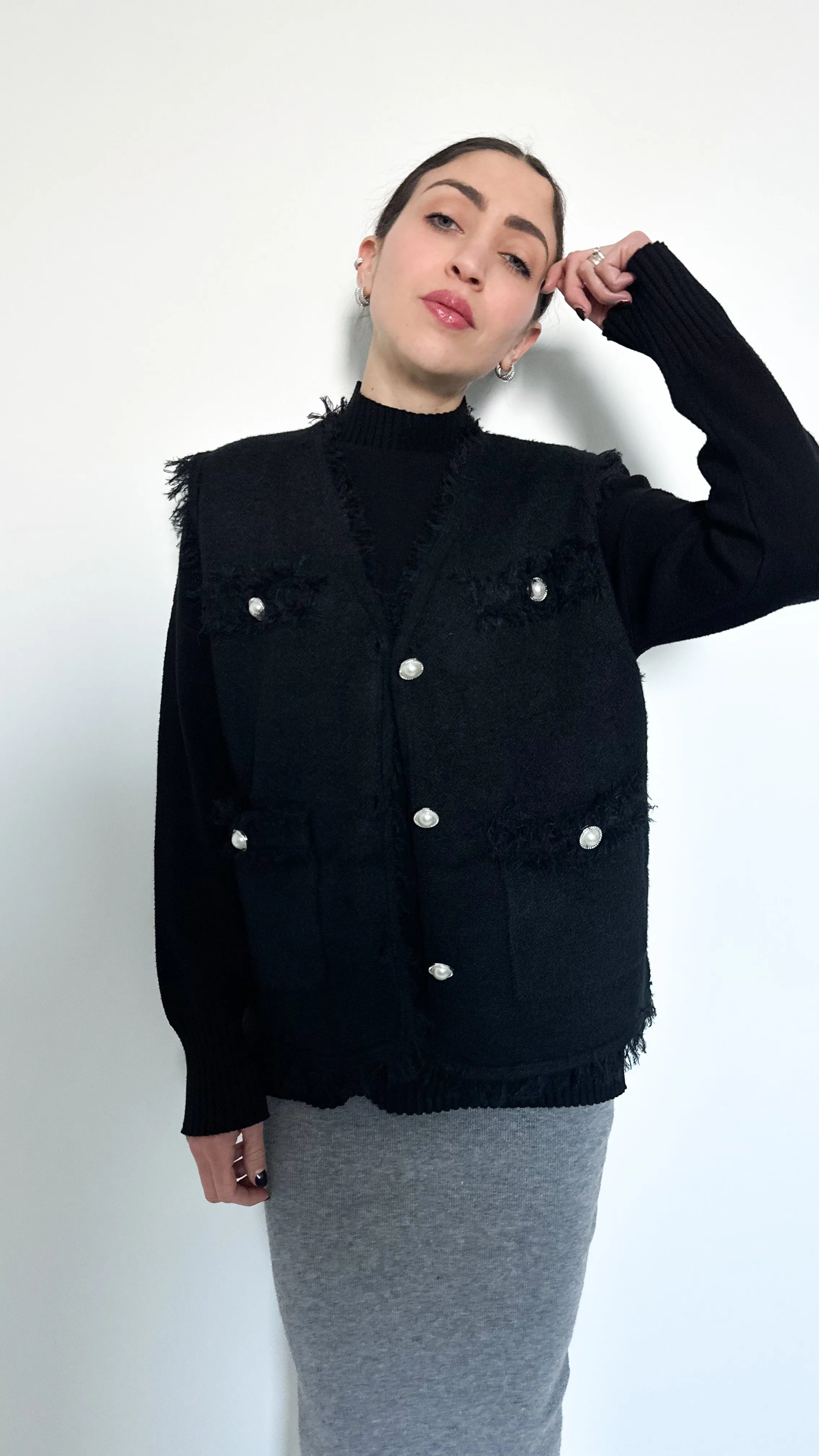Gilet Magda Nero
