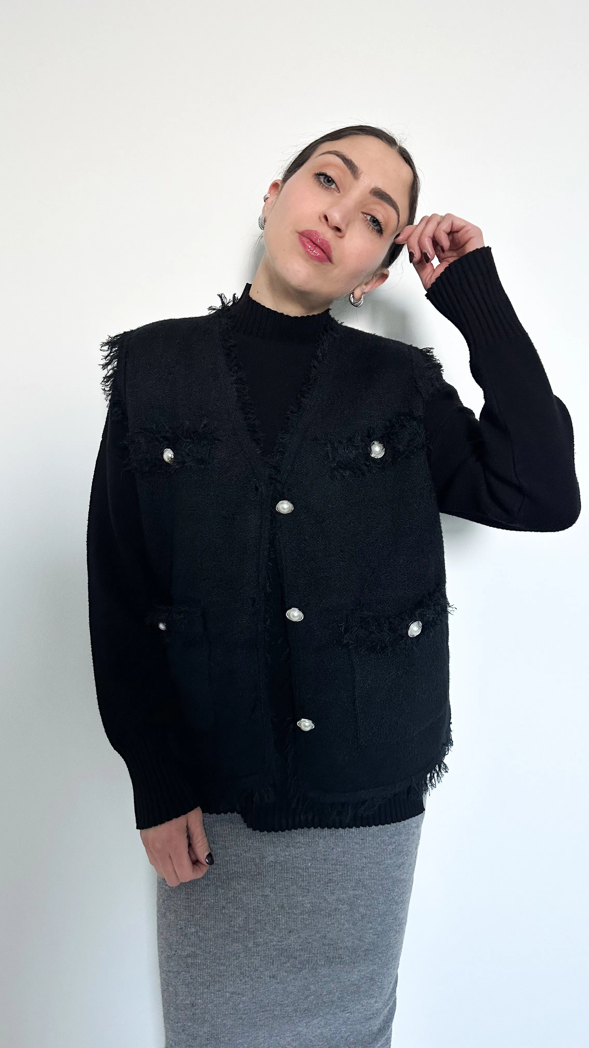 Gilet Magda Nero