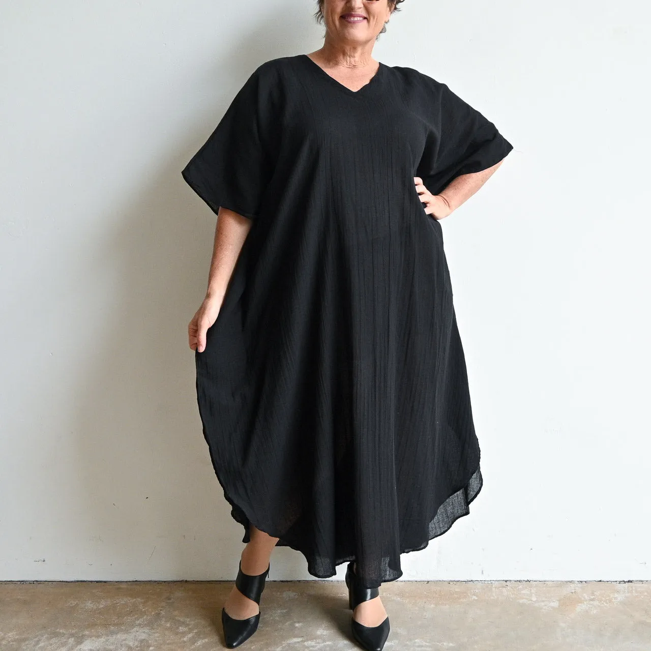 Gone Cruising Cotton Kaftan Maxi