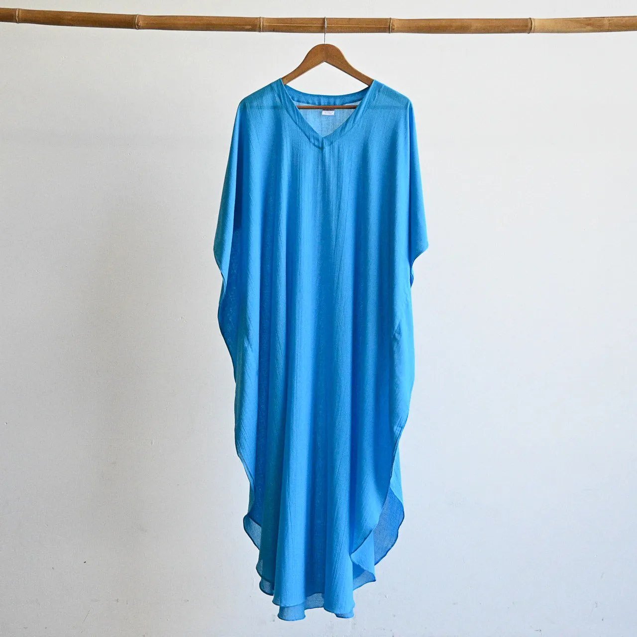 Gone Cruising Cotton Kaftan Maxi