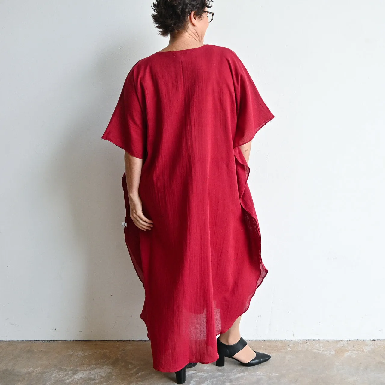 Gone Cruising Cotton Kaftan Maxi