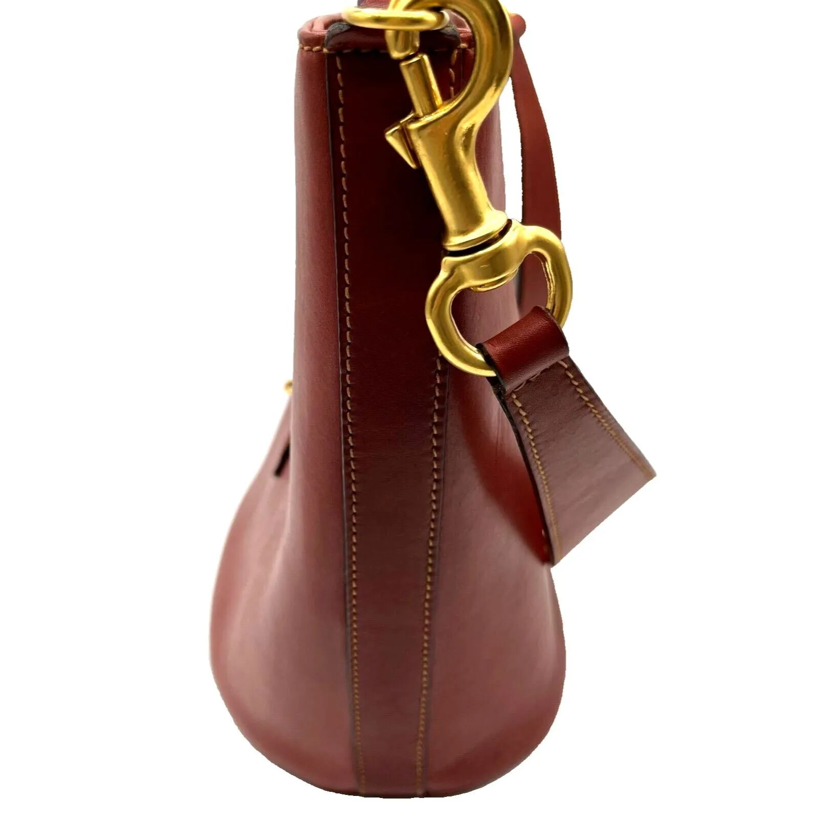 Gucci Red Leather Jackie Bucket Bag w Gold Hardware