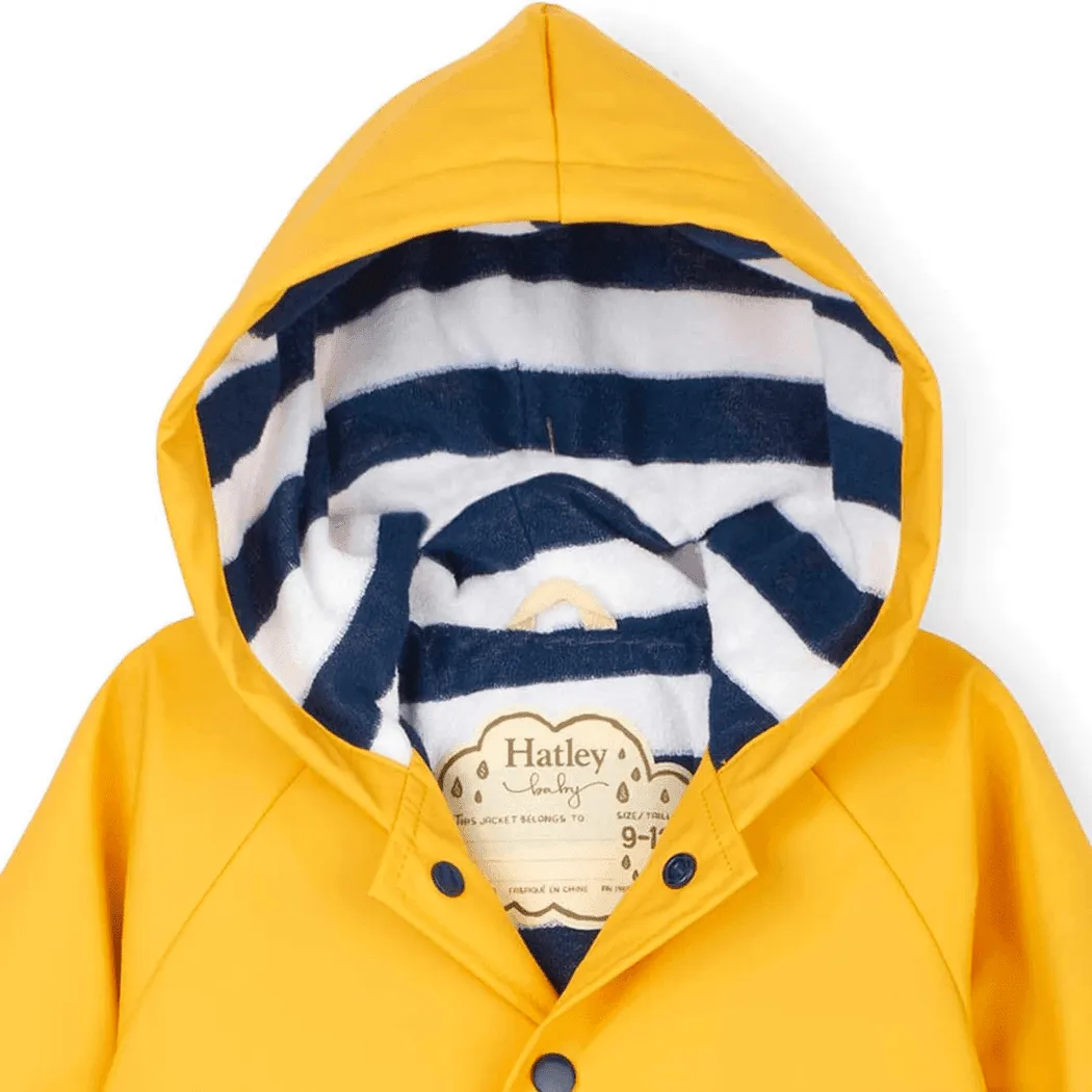 HATLEY Colour Changing Baby Raincoat | Linework Dinos Size 9-12 Months