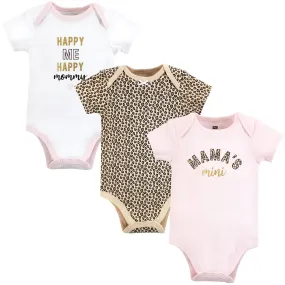 Hudson Baby Cotton Bodysuits, Leopard Mamas Mini