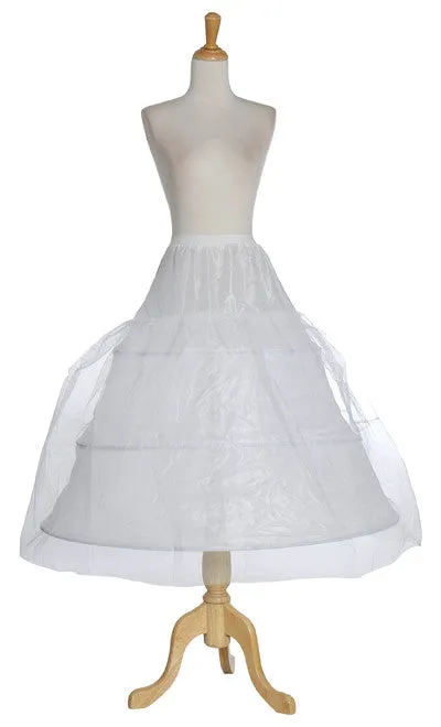 J008 Petticoat Underskirt Hoop White Petticoat Underskirt For Dress Gown