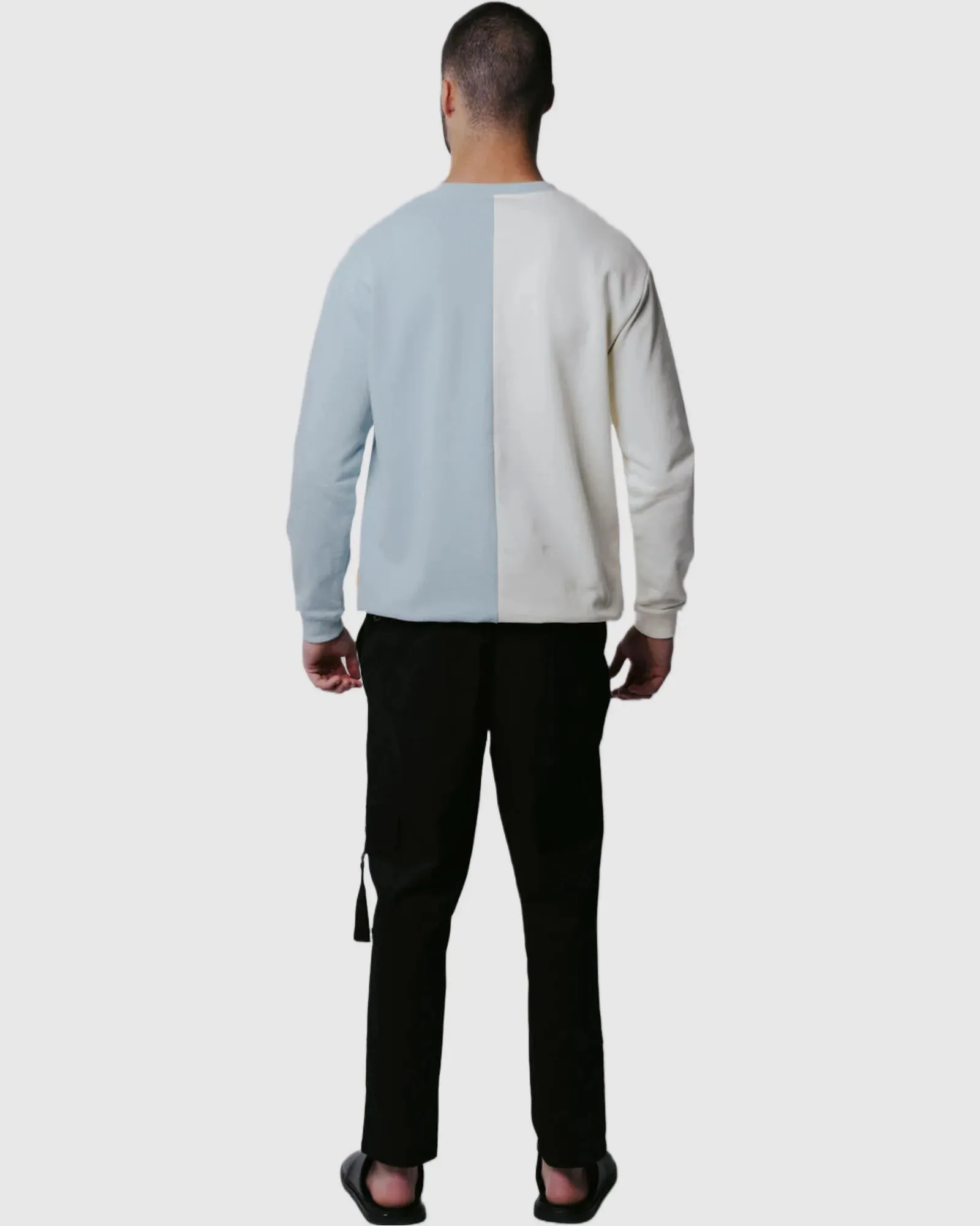 Justin Cassin Ace Jumper in Ivory/Mint Color