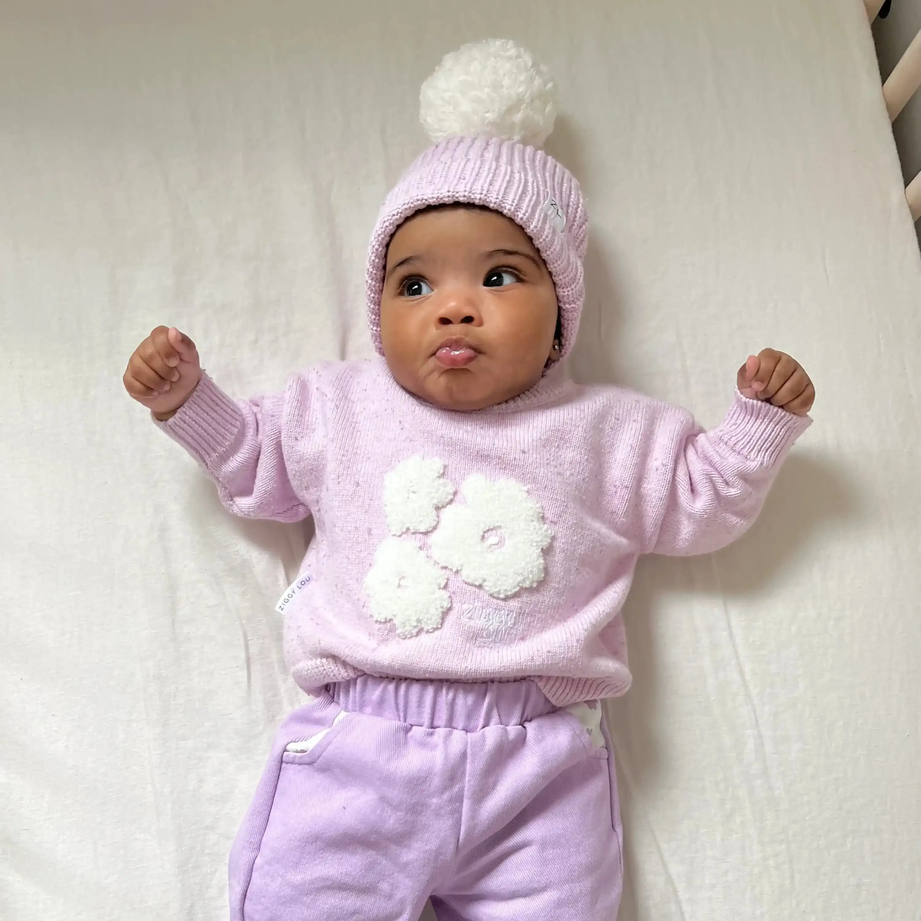 KNIT JUMPER | IRIS (BOUCLE)