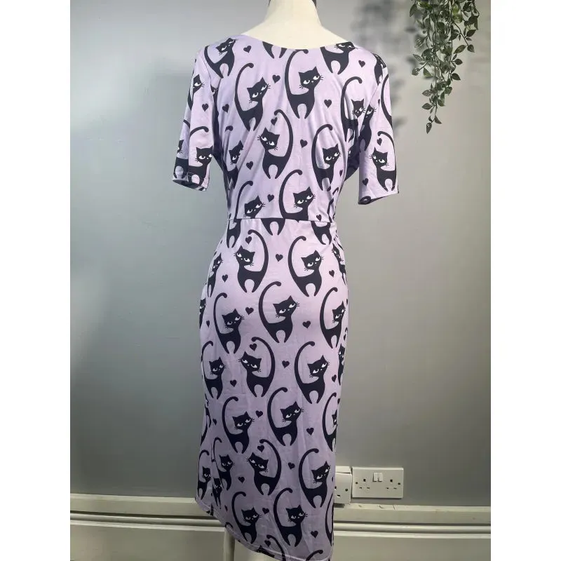 Lady V Dress - Lilac Kittens (10)