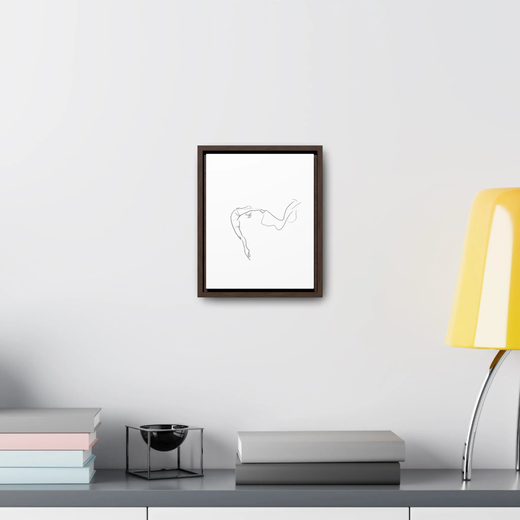 Minimalist Line Art Canvas Wrap - Elegant Home Décor