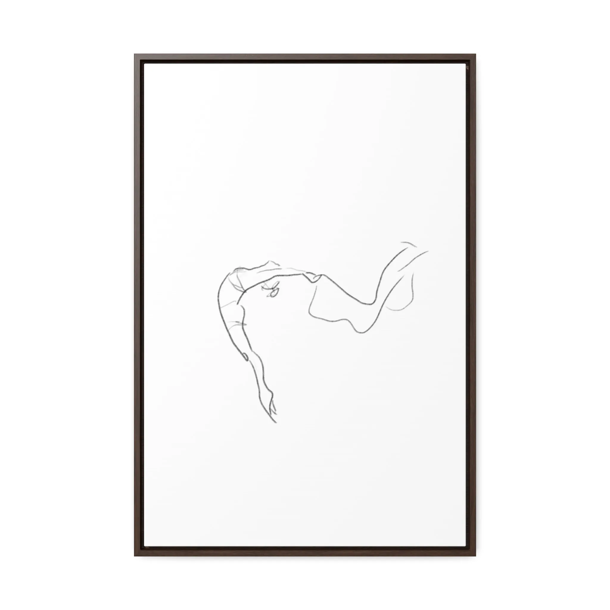 Minimalist Line Art Canvas Wrap - Elegant Home Décor
