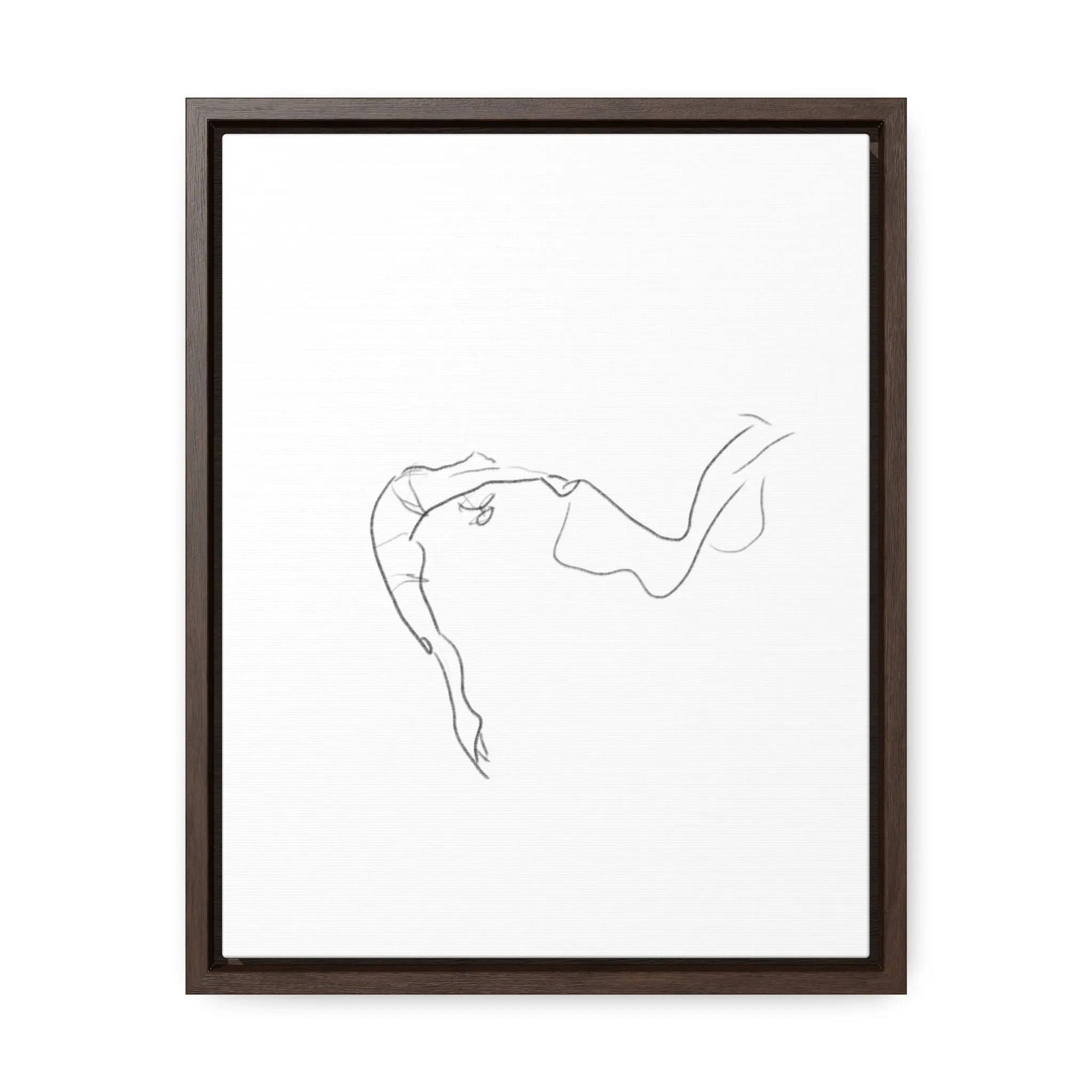 Minimalist Line Art Canvas Wrap - Elegant Home Décor