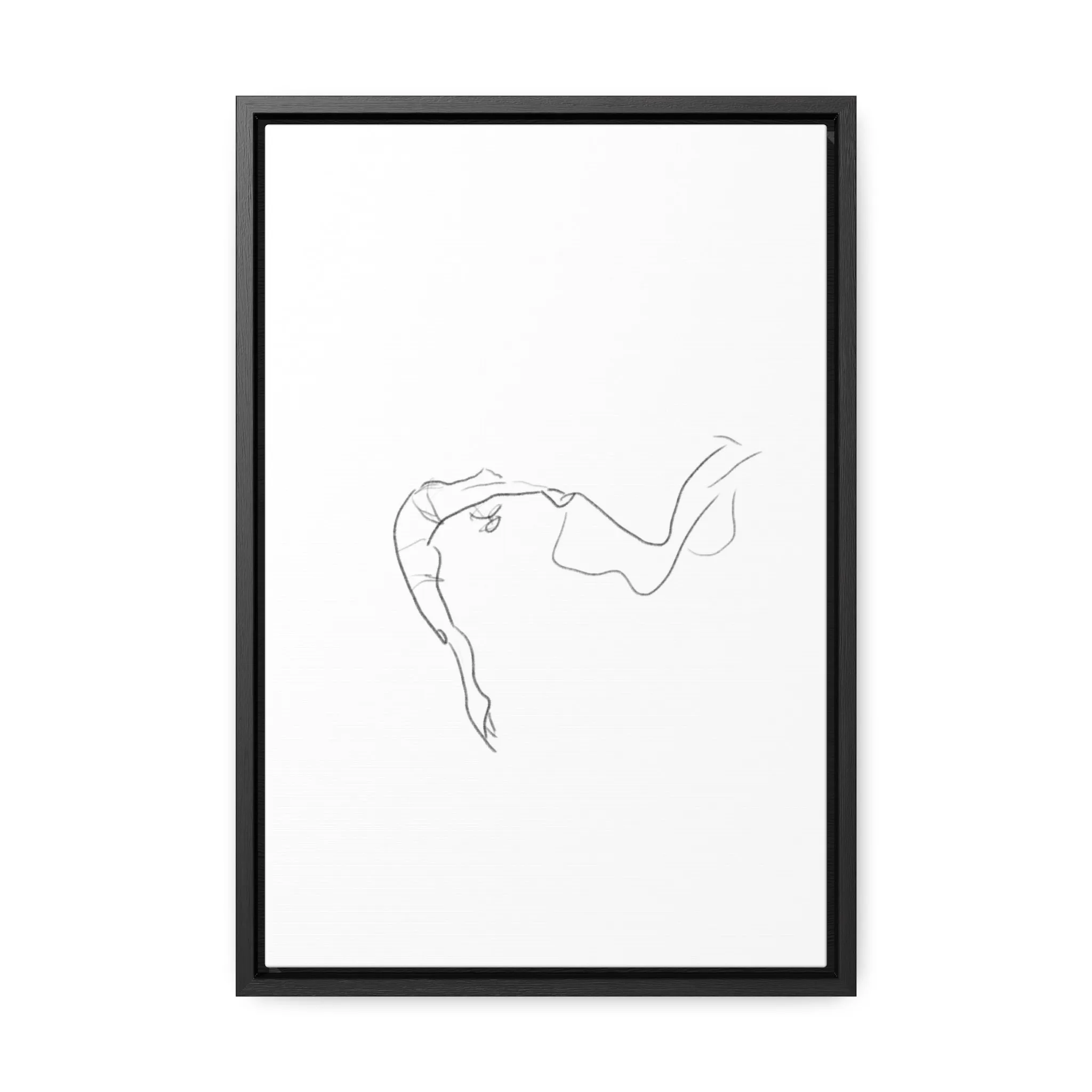 Minimalist Line Art Canvas Wrap - Elegant Home Décor