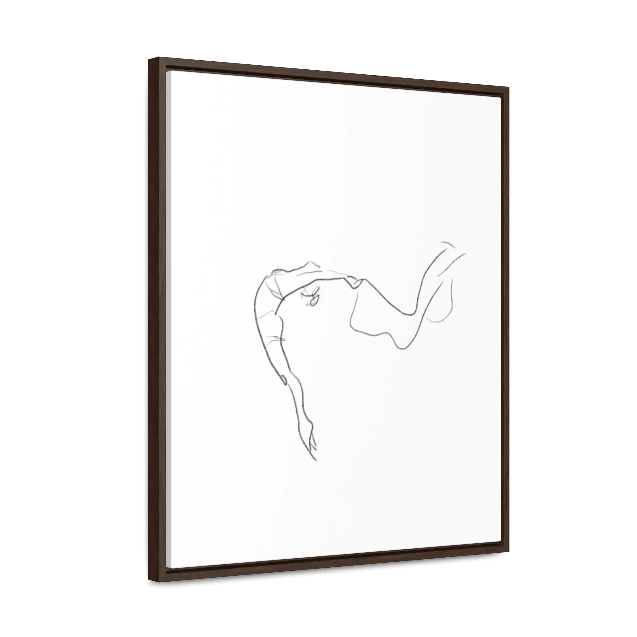 Minimalist Line Art Canvas Wrap - Elegant Home Décor