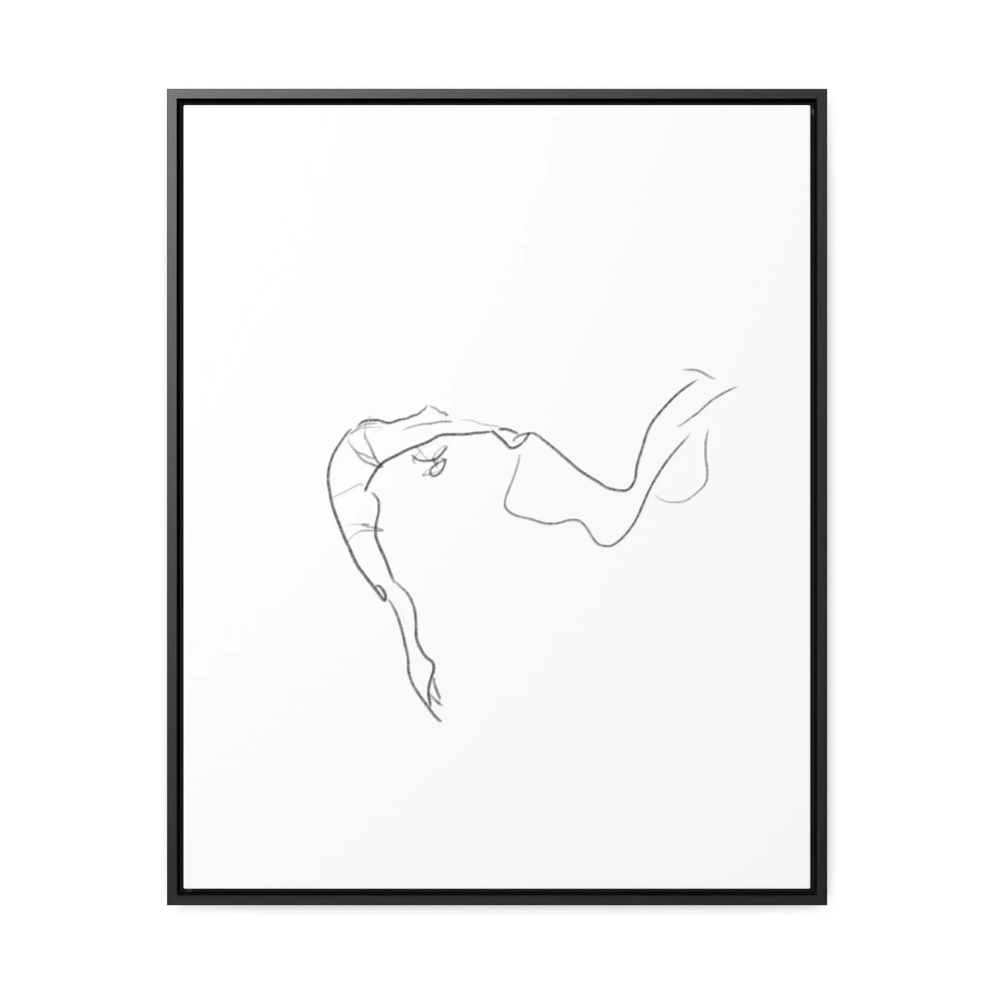Minimalist Line Art Canvas Wrap - Elegant Home Décor