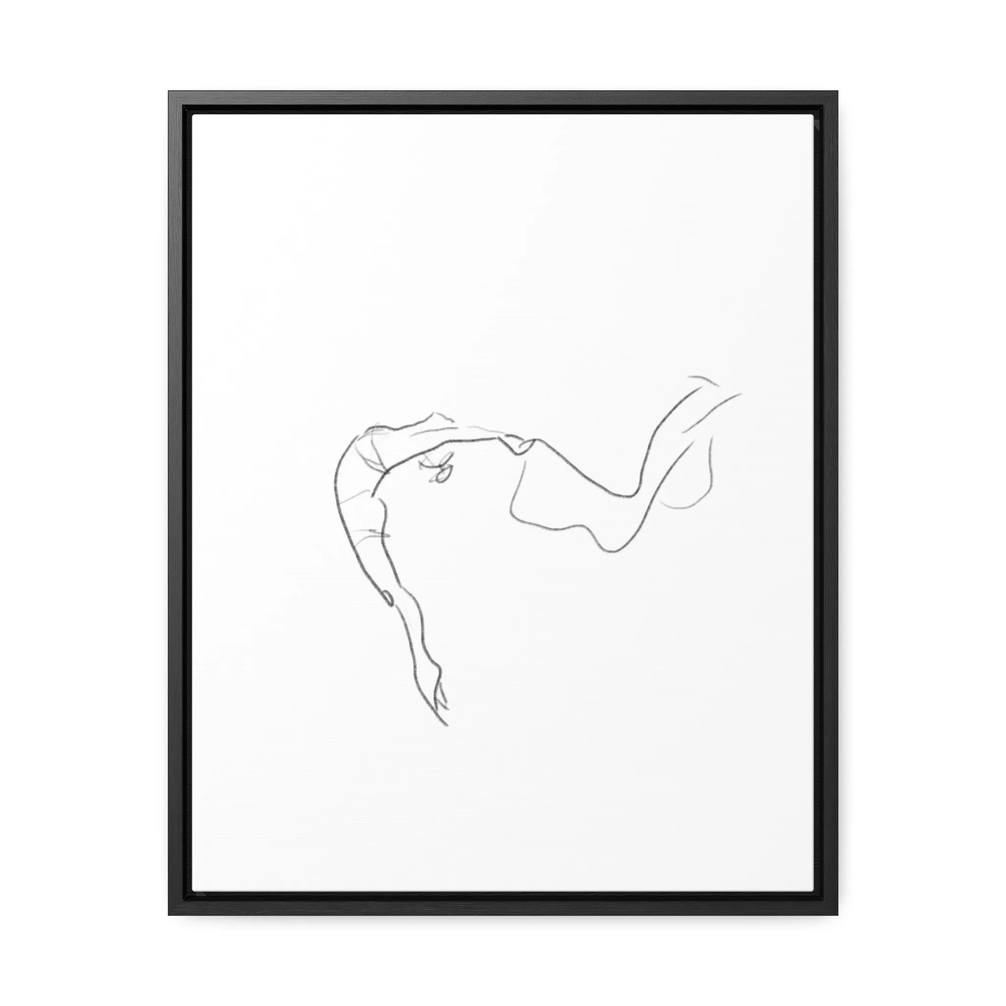 Minimalist Line Art Canvas Wrap - Elegant Home Décor