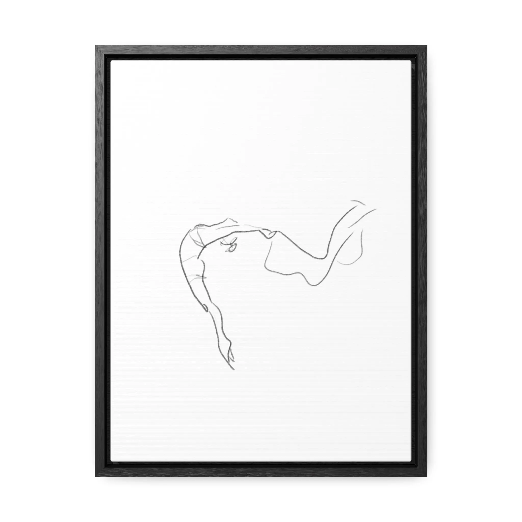 Minimalist Line Art Canvas Wrap - Elegant Home Décor