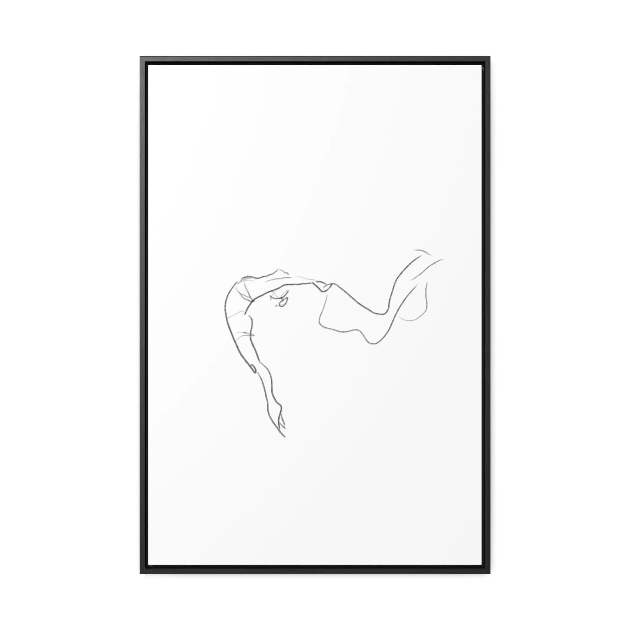 Minimalist Line Art Canvas Wrap - Elegant Home Décor